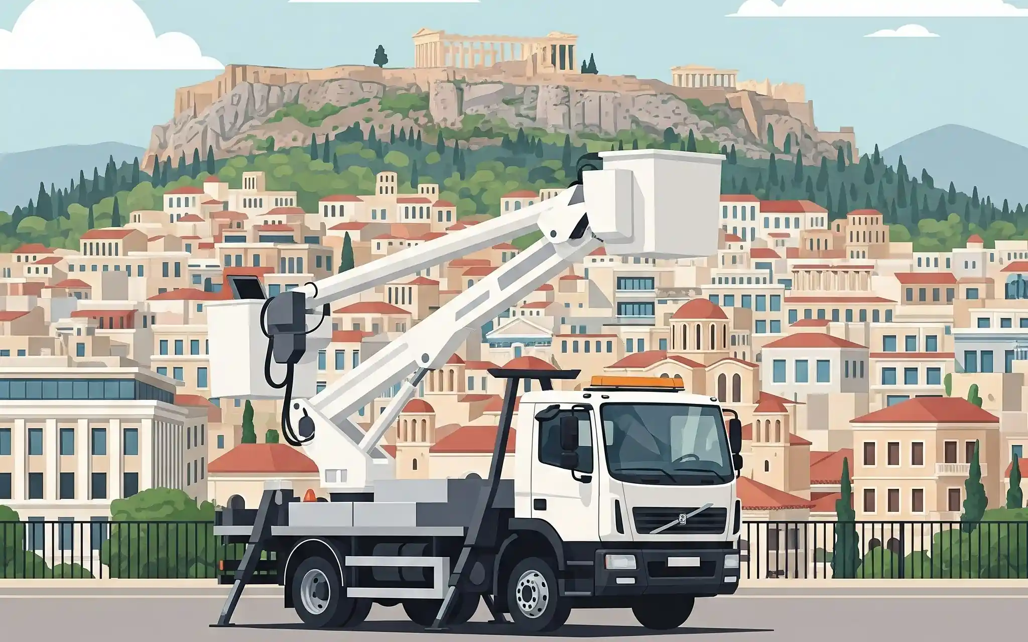 Ενοικίαση Καλαθοφόρων Αθήνα